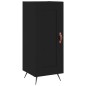 vidaXL Aparador de madera contrachapada negro 34,5x34x180 cm vidaXL Aparador de madera contrachapada negro 34,5x34x180 cm
