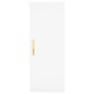 vidaXL Aparador alto madera contrachapada blanco 34,5x34x180 cm vidaXL Aparador alto madera contrachapada blanco 34,5x34x180 cm