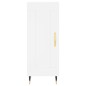 vidaXL Aparador alto madera contrachapada blanco 34,5x34x180 cm vidaXL Aparador alto madera contrachapada blanco 34,5x34x180 cm