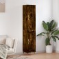 vidaXL Aparador de madera contrachapada roble ahumado 34,5x34x180 cm vidaXL Aparador de madera contrachapada roble ahumado 34,5x34x180 cm