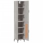 vidaXL Aparador alto madera contrachapada gris Sonoma 34,5x34x180 cm vidaXL Aparador alto madera contrachapada gris Sonoma 34,5x34x180 cm