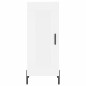 vidaXL Aparador alto madera contrachapada blanco 34,5x34x180 cm