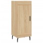 vidaXL Aparador de madera contrachapada roble Sonoma 34,5x34x180 cm vidaXL Aparador de madera contrachapada roble Sonoma 34,5x34x180 cm