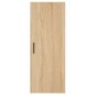 vidaXL Aparador de madera contrachapada roble Sonoma 34,5x34x180 cm vidaXL Aparador de madera contrachapada roble Sonoma 34,5x34x180 cm