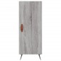vidaXL Aparador alto madera contrachapada gris Sonoma 34,5x34x180 cm vidaXL Aparador alto madera contrachapada gris Sonoma 34,5x34x180 cm