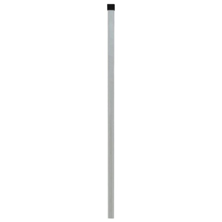 vidaXL Postes de valla 10 uds acero galvanizado plateado 200 cm