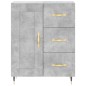 vidaXL Aparador alto madera contrachapada gris hormigón 69,5x34x180 cm vidaXL Aparador alto madera contrachapada gris hormigón 69,5x34x180 cm
