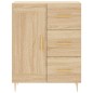 vidaXL Aparador alto madera contrachapada color roble 69,5x34x180 cm vidaXL Aparador alto madera contrachapada color roble 69,5x34x180 cm