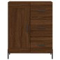 vidaXL Aparador alto madera contrachapada marrón roble 69,5x34x180 cm vidaXL Aparador alto madera contrachapada marrón roble 69,5x34x180 cm