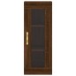 vidaXL Aparador alto madera contrachapada roble marrón 34,5x34x180 cm vidaXL Aparador alto madera contrachapada roble marrón 34,5x34x180 cm