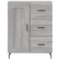 vidaXL Aparador alto madera contrachapada gris sonoma 69,5x34x180 cm vidaXL Aparador alto madera contrachapada gris sonoma 69,5x34x180 cm