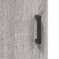 vidaXL Aparador alto madera contrachapada gris Sonoma 34,5x34x180 cm vidaXL Aparador alto madera contrachapada gris Sonoma 34,5x34x180 cm
