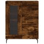 vidaXL Aparador alto madera contrachapada roble ahumado 69,5x34x180 cm vidaXL Aparador alto madera contrachapada roble ahumado 69,5x34x180 cm