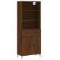 vidaXL Aparador alto madera contrachapada marrón roble 69,5x34x180 cm vidaXL Aparador alto madera contrachapada marrón roble 69,5x34x180 cm