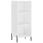 vidaXL Aparador alto madera contrachapada blanco brillo 34,5x34x180 cm vidaXL Aparador alto madera contrachapada blanco brillo 34,5x34x180 cm