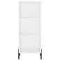 vidaXL Aparador alto madera contrachapada blanco brillo 34,5x34x180 cm vidaXL Aparador alto madera contrachapada blanco brillo 34,5x34x180 cm