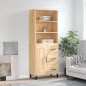 vidaXL Aparador alto madera contrachapada color roble 69,5x34x180 cm vidaXL Aparador alto madera contrachapada color roble 69,5x34x180 cm