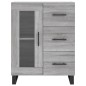vidaXL Aparador alto madera contrachapada gris sonoma 69,5x34x180 cm vidaXL Aparador alto madera contrachapada gris sonoma 69,5x34x180 cm