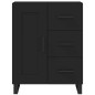 vidaXL Aparador alto madera contrachapada negro 69,5x34x180 cm vidaXL Aparador alto madera contrachapada negro 69,5x34x180 cm