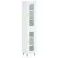 vidaXL Aparador alto madera contrachapada blanco 34,5x34x180 cm vidaXL Aparador alto madera contrachapada blanco 34,5x34x180 cm
