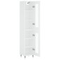 vidaXL Aparador alto madera contrachapada blanco 34,5x34x180 cm vidaXL Aparador alto madera contrachapada blanco 34,5x34x180 cm