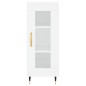 vidaXL Aparador alto madera contrachapada blanco 34,5x34x180 cm vidaXL Aparador alto madera contrachapada blanco 34,5x34x180 cm