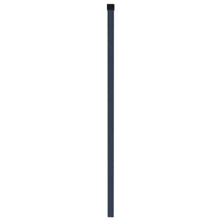 vidaXL Postes de valla 20 uds acero galvanizado gris 150 cm