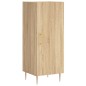 vidaXL Aparador de madera contrachapada roble Sonoma 34,5x34x180 cm vidaXL Aparador de madera contrachapada roble Sonoma 34,5x34x180 cm