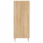 vidaXL Aparador de madera contrachapada roble Sonoma 34,5x34x180 cm vidaXL Aparador de madera contrachapada roble Sonoma 34,5x34x180 cm
