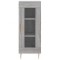 vidaXL Aparador alto madera contrachapada gris Sonoma 34,5x34x180 cm vidaXL Aparador alto madera contrachapada gris Sonoma 34,5x34x180 cm