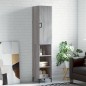 vidaXL Aparador alto madera contrachapada gris Sonoma 34,5x34x180 cm vidaXL Aparador alto madera contrachapada gris Sonoma 34,5x34x180 cm