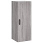 vidaXL Aparador alto madera contrachapada gris Sonoma 34,5x34x180 cm vidaXL Aparador alto madera contrachapada gris Sonoma 34,5x34x180 cm