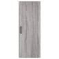 vidaXL Aparador alto madera contrachapada gris Sonoma 34,5x34x180 cm vidaXL Aparador alto madera contrachapada gris Sonoma 34,5x34x180 cm
