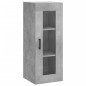 vidaXL Aparador de madera contrachapada gris hormigón 34,5x34x180 cm vidaXL Aparador de madera contrachapada gris hormigón 34,5x34x180 cm
