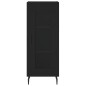 vidaXL Aparador de madera contrachapada negro 34,5x34x180 cm vidaXL Aparador de madera contrachapada negro 34,5x34x180 cm