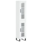 vidaXL Aparador alto madera contrachapada blanco 34,5x34x180 cm vidaXL Aparador alto madera contrachapada blanco 34,5x34x180 cm