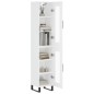 vidaXL Aparador alto madera contrachapada blanco 34,5x34x180 cm vidaXL Aparador alto madera contrachapada blanco 34,5x34x180 cm