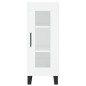 vidaXL Aparador alto madera contrachapada blanco 34,5x34x180 cm vidaXL Aparador alto madera contrachapada blanco 34,5x34x180 cm