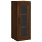 vidaXL Aparador alto madera contrachapada roble marrón 34,5x34x180 cm vidaXL Aparador alto madera contrachapada roble marrón 34,5x34x180 cm