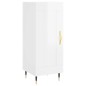 vidaXL Aparador alto madera contrachapada blanco brillo 34,5x34x180 cm vidaXL Aparador alto madera contrachapada blanco brillo 34,5x34x180 cm