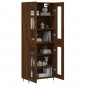 vidaXL Aparador alto madera contrachapada marrón roble 69,5x34x180 cm vidaXL Aparador alto madera contrachapada marrón roble 69,5x34x180 cm
