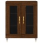 vidaXL Aparador alto madera contrachapada marrón roble 69,5x34x180 cm vidaXL Aparador alto madera contrachapada marrón roble 69,5x34x180 cm