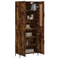 vidaXL Aparador alto madera contrachapada roble ahumado 69,5x34x180 cm vidaXL Aparador alto madera contrachapada roble ahumado 69,5x34x180 cm