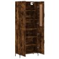 vidaXL Aparador alto madera contrachapada roble ahumado 69,5x34x180 cm vidaXL Aparador alto madera contrachapada roble ahumado 69,5x34x180 cm
