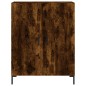 vidaXL Aparador alto madera contrachapada roble ahumado 69,5x34x180 cm vidaXL Aparador alto madera contrachapada roble ahumado 69,5x34x180 cm