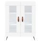 vidaXL Aparador alto madera contrachapada blanco 69,5x34x180 cm vidaXL Aparador alto madera contrachapada blanco 69,5x34x180 cm