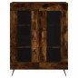 vidaXL Aparador alto madera contrachapada roble ahumado 69,5x34x180 cm vidaXL Aparador alto madera contrachapada roble ahumado 69,5x34x180 cm