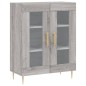 vidaXL Aparador alto madera contrachapada gris sonoma 69,5x34x180 cm vidaXL Aparador alto madera contrachapada gris sonoma 69,5x34x180 cm