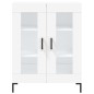 vidaXL Aparador alto madera contrachapada blanco 69,5x34x180 cm vidaXL Aparador alto madera contrachapada blanco 69,5x34x180 cm