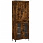 vidaXL Aparador alto madera contrachapada roble ahumado 69,5x34x180 cm vidaXL Aparador alto madera contrachapada roble ahumado 69,5x34x180 cm